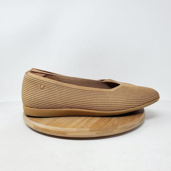 Vivaia Margot 2.0‎ Shoes Womens 40 V-Cut Square Toe Slip On Ballet Flat - Picture 7 of 13